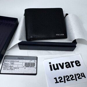 AUTHENTIC Prada Men's Leather Wallet